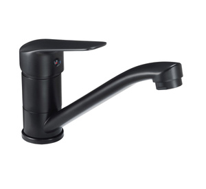 Bateria umywalkowa Deante Boro czarna z obrotową wylewką innowacyjna powłoka Nero aerator typu honeycomb eleganckie matowe wykończenie