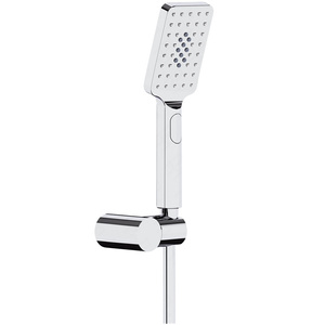 Zestaw prysznicowy punktowy Deante Alpinia chromowany słuchawka z systemem Anti-calc zestaw do baterii wannowej lub prysznicowej