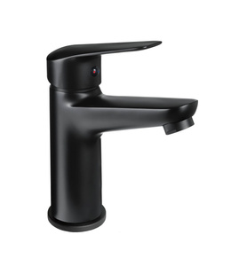 Bateria umywalkowa Deante Boro czarna innowacyjna powłoka Nero aerator typu honeycomb eleganckie matowe wykończenie