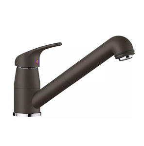 Bateria kuchenna Blanco Daras-S Silgranit-Look kawowy z wyciąganą wylewką ponadczasowa klasyczna bateria kuchenna