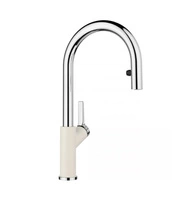 delikatny biały / chrom