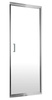 Drzwi prysznicowe wnękowe Deante Jasmin Plus 90 cm chromowane drzwi uchylne z powłoką hydrofobową wytrzymałe szkło hartowane