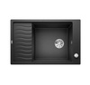 Zlewozmywak Blanco Elon XL 6 S Silgranit antracyt zlew wpuszczany w blat jednokomorowy z odpływem InFino odwracalny korek automatyczny kratka ociekowa przestronne rozwiązanie do niewielkich kuchni