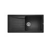 Zlewozmywak Blanco Sona XL 6 S Silgranit antracyt zlew wpuszczany w blat jednokomorowy odwracalny nowoczesna oryginalna forma