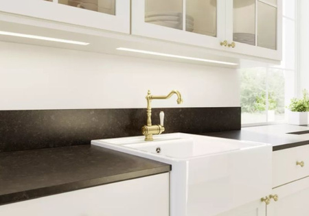 Bateria kuchenna Blanco Tradon satin gold bateria kuchenna o tradycyjnym wyglądzie