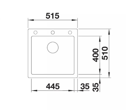 Zlewozmywak Blanco Pleon 5 Silgranit wulkaniczny szary zlew wpuszczany w blat jednokomorowy z odpływem InFino o ponadczasowym eleganckim kształcie