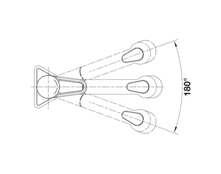 Bateria kuchenna Blanco Wega-S II biały/chrom z wyciąganą wylewką szczególnie polecana do kompaktowych zlewozmywaków