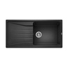Zlewozmywak Blanco Sona XL 6 S Silgranit antracyt zlew wpuszczany w blat jednokomorowy odwracalny nowoczesna oryginalna forma