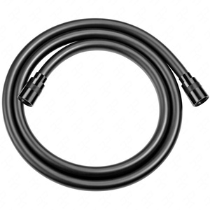 Wąż prysznicowy Deante XNCH0PLD1 150 cm czarny wąż z systemem Anti-twist mosiężne końcówki węża powłoka nanoszona metodą PVD