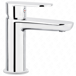 Bateria umywalkowa Deante Alpinia chromowana o lekkim designie wytrzymała i łatwa w czyszczeniu powłoka aerator typu coin-slot