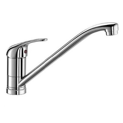 Bateria kuchenna Blanco Daras-F chromowana popularny kształt do montażu przy oknie dopasowana do małych zlewozmywaków