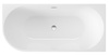Wanna narożna prawa Deante Silia 150 cm biała wanna wykonana z materiału akrylowego łatwy montaż syfon z korkiem click-clack