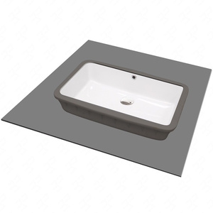 Umywalka podblatowa ceramiczna Deante Temisto biała umywalka wykonana z wysokiej jakości ceramiki pokrytej powłoką antybakteryjną