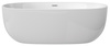 Wanna wolnostojąca owalna Deante Alpinia 170 cm biała wykonanie z trwałego materiału akrylowego syfon z korkiem click-clack