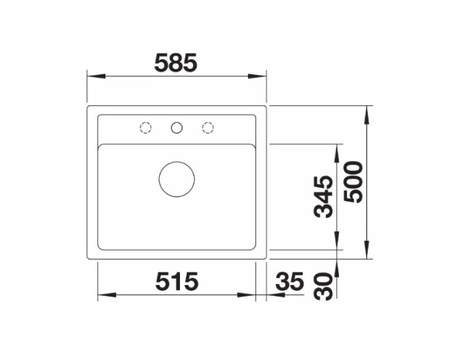 Zlewozmywak Blanco Legra 6 Silgranit delikatny biały zlew wpuszczany w blat jednokomorowy odwracalny klasyczny kształt połączony z nowoczesną funkcjonalnością