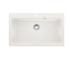 Zlewozmywak Blanco Naya XL 9 Silgranit biały zlew wpuszczany w blat jednokomorowy nowoczesna i wyważona linia