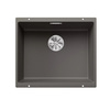 Zlewozmywak Blanco Subline 500-U Silgranit wulkaniczny szary zlew podwieszany jednokomorowy z odpływem InFino o niezwykłym designie podwieszanej komory