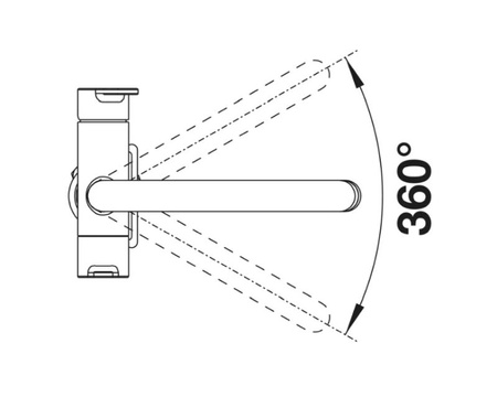 Bateria kuchenna Blanco Trima chromowana nowoczesna bateria z funkcją filtrowania