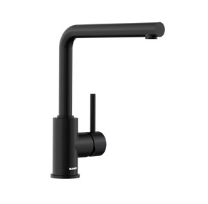 Bateria kuchenna Blanco Mila czarny mat bateria o prostym kształcie