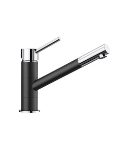 Bateria kuchenna Blanco Kano czarny/chrom bateria o stylowym kształcie