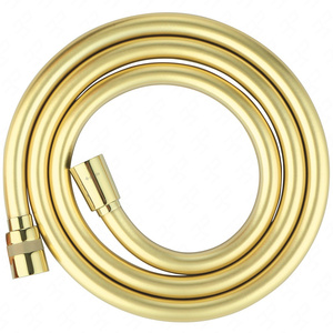 Wąż prysznicowy Deante NDA_Z51W 150 cm złoty wąż z systemem Anti-twist mosiężne końcówki węża powłoka nanoszona metodą PVD