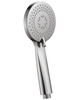 Słuchawka prysznicowa Deante Arnika stal szczotkowana 3-funkcyjna słuchawka natryskowa z systemem Anti-calc innowacyjna powłoka PVD