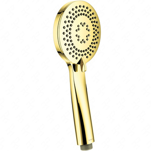 Słuchawka prysznicowa Deante Arnika złota 3-funkcyjna słuchawka natryskowa z systemem Anti-calc innowacyjna powłoka PVD