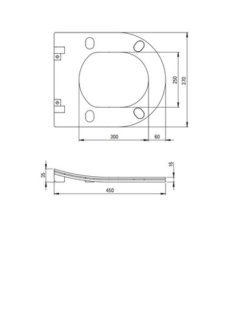 Miska WC wisząca ceramiczna Deante Silia biała miska bezkołnierzowa ułatwiająca utrzymanie czystości i higieny deska wolnoopadająca