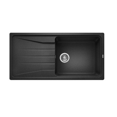 Zlewozmywak Blanco Sona XL 6 S Silgranit antracyt zlew wpuszczany w blat jednokomorowy odwracalny nowoczesna oryginalna forma