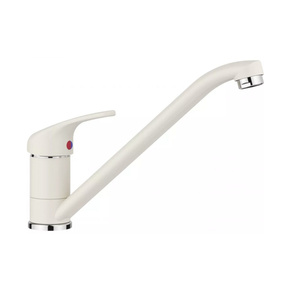 Bateria kuchenna Blanco Daras Silgranit-Look delikatny biały przeznaczona do niewielkich zlewozmywaków