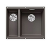 Zlewozmywak Blanco Subline 340/160-U Silgranit wulkaniczny szary prawa zlew podwieszany 1,5-komorowy z odpływem InFino o niezwykłym designie podwieszanej komory