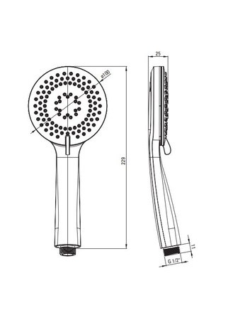 Bateria wannowa wolnostojąca z zestawem prysznicowym Deante Arnika chrom wyposażona w zawory zwrotne oraz aerator coin-slot