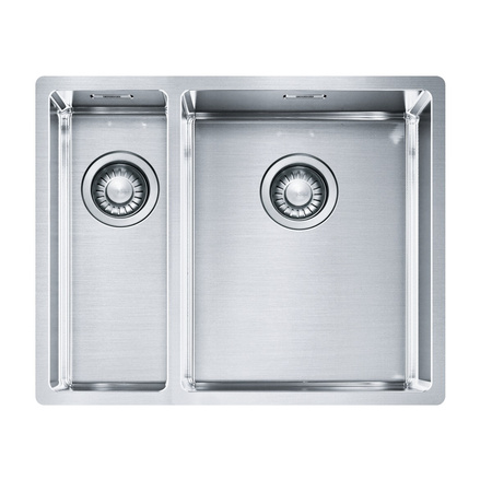 Zlewozmywak Franke Box BXX 260/160-34-16 stal szlachetna zlewozmywak 1,5-komorowy montowany na równi z blatem podwieszany lub wpuszczany