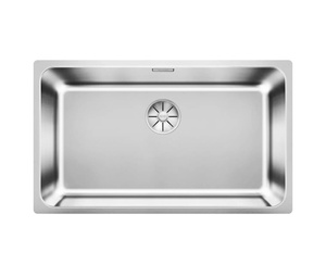 Zlewozmywak Blanco Solis 700-U stal szczotkowana zlew jednokomorowy podwieszany odpływ InFino