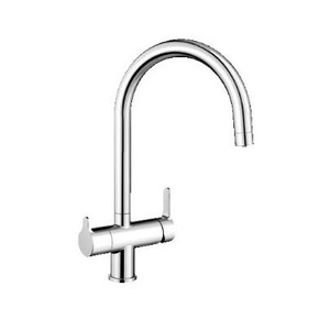 Bateria kuchenna Blanco Trima chromowana nowoczesna bateria z funkcją filtrowania