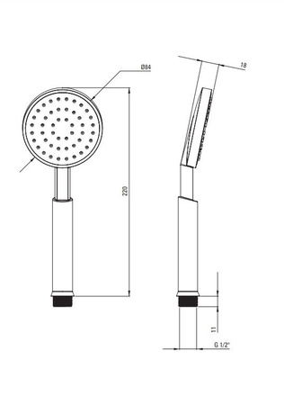 Bateria wannowa 4-otworowa z zestawem prysznicowym Deante Temisto chrom design łączący przeszłość z przyszłością