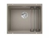 Zlewozmywak Blanco Etagon 500-U Silgranit tartufo zlew podwieszany jednokomorowy z odpływem InFino i szynami ze stali szlachetnej
