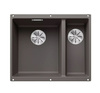 Zlewozmywak Blanco Subline 340/160-U Silgranit wulkaniczny szary lewa zlew podwieszany 1,5-komorowy z odpływem InFino o niezwykłym designie podwieszanej komory