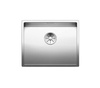 Zlewozmywak Blanco Claron 500-U stal polerowana zlew podwieszany jednokomorowy z odpływem InFino perfekcyjna forma i funkcjonalność