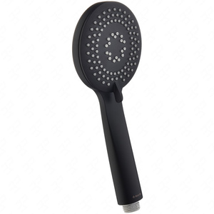 Słuchawka prysznicowa Deante Arnika czarna 3-funkcyjna słuchawka natryskowa z systemem Anti-calc innowacyjna powłoka Nero