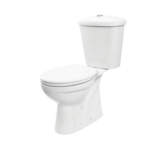 Miska WC kompakt - odpływ pionowy Deante Funkia biała deska wolnoopadająca