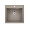 Zlewozmywak Blanco Pleon 5 Silgranit tartufo zlew wpuszczany w blat jednokomorowy z odpływem InFino o ponadczasowym eleganckim kształcie
