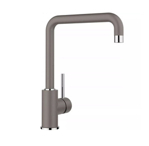 Bateria kuchenna Blanco Mili Silgranit-Look wulkaniczny szary bateria elegancki design minimalistyczne wykończenie