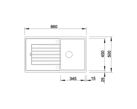 Zlewozmywak Blanco ZIA 45 SL Silgranit czarny zlew wpuszczany w blat jednokomorowy odwracalny korek automatyczny komfort i jakość w atrakcyjnej formie
