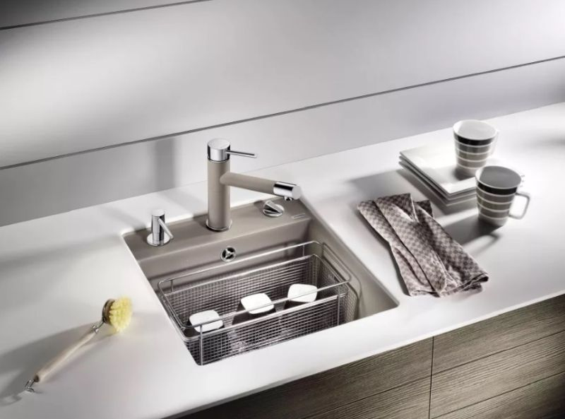 Zlewozmywak Blanco Etagon 500-U biały połysk Zlewozmywak ceramiczny